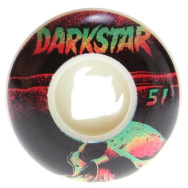 Imagem de Darkstar Rodas de caveira (branco/preto, 51)
