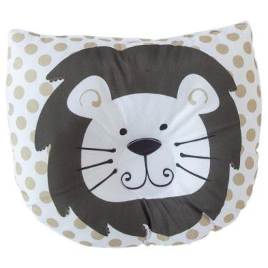 Imagem de Travesseiro de Bebê Anatômico Leãozinho Bege - Miguel Baby