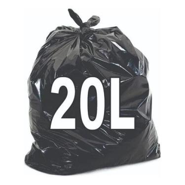 Imagem de Saco De Lixo 20 Litros Resistente 100 Unidades - HIGIPACK