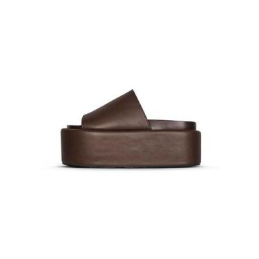 Imagem de Tamanco Plataforma Marrom - Jessica Leal Shoes, Marrom, 36