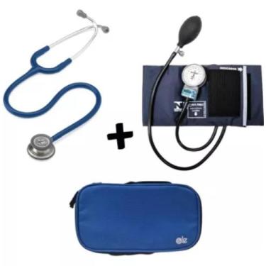 Imagem de Kit Estetoscópio Littmann + Esfigmo + Case - Cores Variadas -  Littman