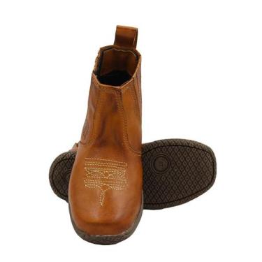 Imagem de Bota Botina Infantil Country Haven Couro Avelã - Pé Na Estrada, 31, Av