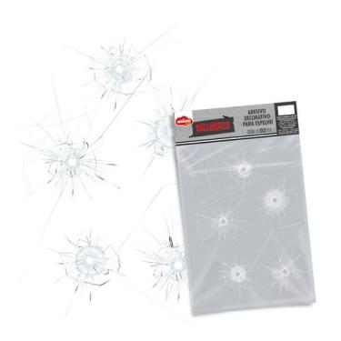 Imagem de Adesivo para Espelho Tiro - Help Halloween - 19x31cm  - 2 unidades - C