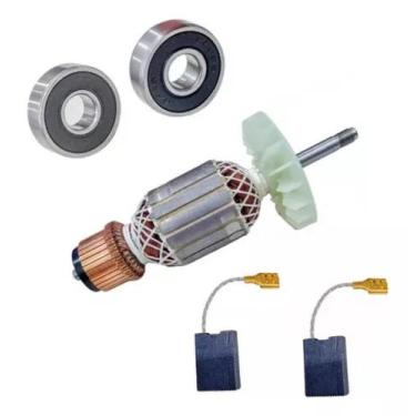 Imagem de Induzido, Carvão, Rolam P/ Esmeri Bosch 1351 Gws 18-180 110v - bolte