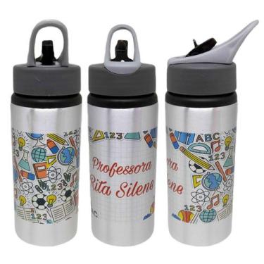 Imagem de Squeeze de Alumínio Personalizado Professora Professor - GMH Prod. Ser