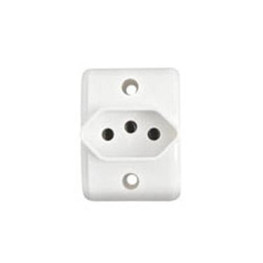 Imagem de Tomada Sobrepor Linha Externa Retangular Pezzi 3 Pinos 20a