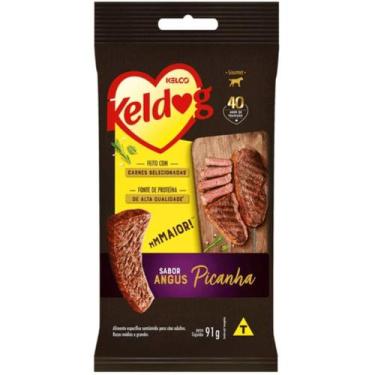 Imagem de Petisco macio keldog max picanha angus para cães 91g - Kelco