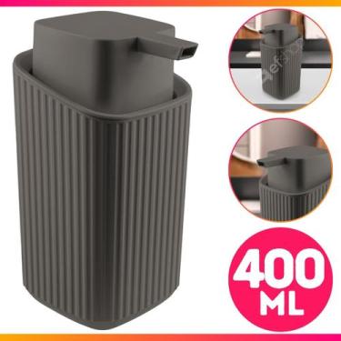 Imagem de Porta Sabonete Liquido Dispenser Álcool Gel Detergente Banheiro Cozinh