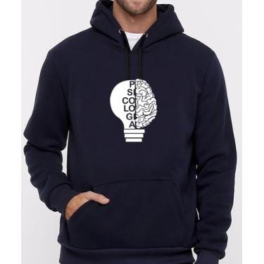 Imagem de Moletom Blusa de Frio Masculino Feminino Profissão Psicologia - Mena I