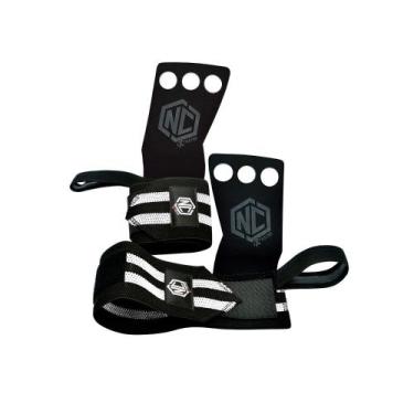 Imagem de Luva Grip Munhequeira Pull Up Exercício Funcional Protetor - Nc Extrem