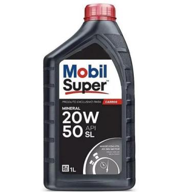 Imagem de 1 Litro De Oleo Mineral para motor Mobil Super 20w50