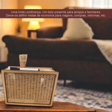 Imagem de Cofre caixa Dinheiro Wood box Japones KAKEBO DESAFIO NATURAL - INDÚSTR