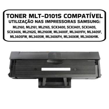 Imagem de Toner Para Impressora Scx-3407 3405fw 3406w2165w 2162g D101s - Digital