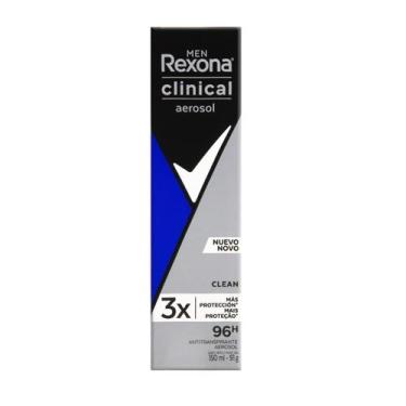 Imagem de Desodorante Aerosol Rexona Men Clinical Clean 150ml, 1, 150ml