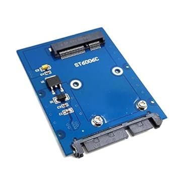 Imagem de NFHK SSD Slim Type Mini PCI-E mSATA para 2,5 polegadas SATA 3.0 22 pinos HDD adaptador disco rígido PCBA SATA