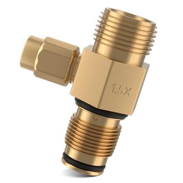 Imagem de Bombas de limpeza de pressão 7106264 substituição de encaixe de saída Simpson Cleaning C30, C31, C32 Series AAA triplex pistão bomba de lavagem de pressão (ouro)