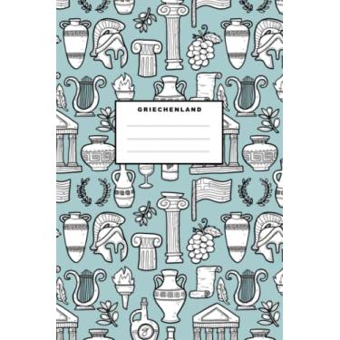 Imagem de Griechenland: Notizbuch (120 Seiten, 15x23cm, gepunktet) Dotted Bullet Grid Tagebuch Journal