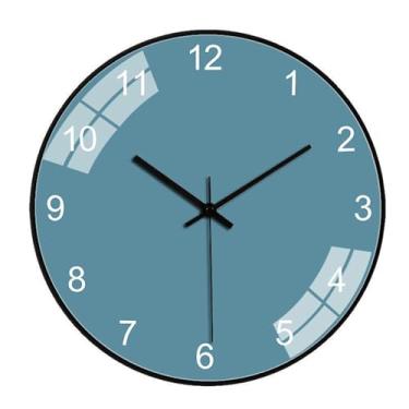 Imagem de Vários tipos de relógios de parede, relógio de parede moderno para sala de estar, relógio de quartzo escandinavo silencioso, sem necessidade de fazer furos e decoração de parede
