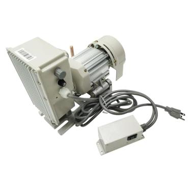 Imagem de PreAsion Máquina de costura, servomotor, motor sem escova, tipo dividido, equipamento de costura, sem escova, servomotor CC pequeno, 110 V para máquina de costura industrial 800 W (1,1 HP)