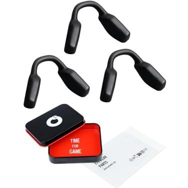 Imagem de OWORK 3 pares de protetores de nariz para óculos de sol de silicone ultra macio para Oakley Coinflip OO4144/Hex Jector OX8032/Metalink OX8153/Activate OX8173, kit de reposição para óculos