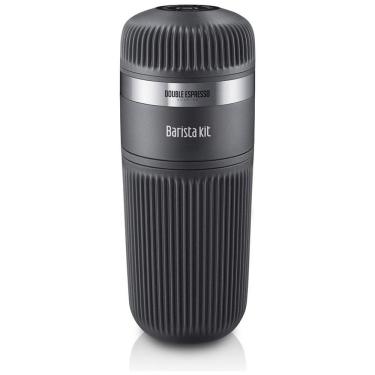 Imagem de Cafeteira Elétrica Expresso Portátil 120 mL, 18 Bar e com Capacidade de 16g de Café Moído, WACACO BARISTA KIT FBA, Preto