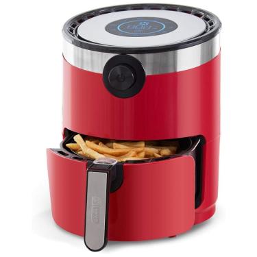 Imagem de Fritadeira Elétrica AirFryer 2.8L com Painel Digital, 1200W, 110v, DASH DMAF360GBRD02, Vermelho