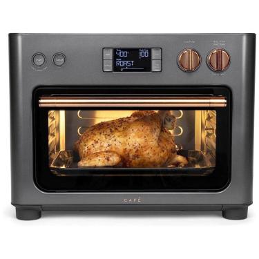 Imagem de Forno Elétrico de Bancada com 14 Funções e Wi Fi, CAFÉ, 110V 1800W, Preto Fosco