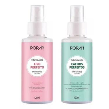 Imagem de Kit Com 2 Spray Anti Frizz Uso Diário Liso e Cacheado  Perfeito 120ml 
