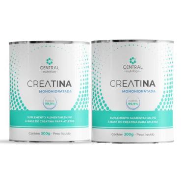 Imagem de Kit 2 Creatina Monohidratada  99,9%  Pureza 300g Central Nutrition, Se