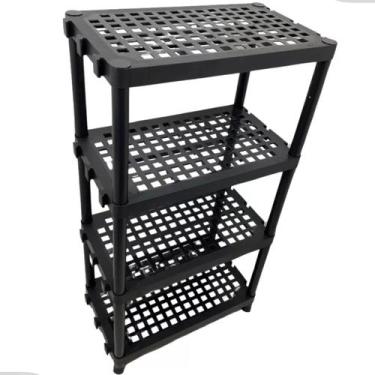 Imagem de Estante Modular Grande Reforçada 4 Andar Plástico Util Plast - Util Mu
