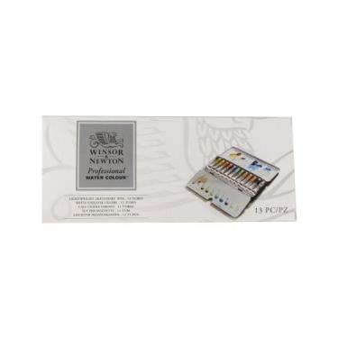 Imagem de Estojo Metálico Preto Tinta Aquarela 12 Cores Winsor & Newton - 019055