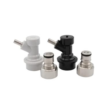 Imagem de Fabricação caseira de cerveja Cornelius Keg Ball Lock Quick Disconnect Conversion Kit Ball Lock Liquid Gas Post Homebrew Beer Keg A D S G Coupler Adapter Acessórios para vinho(Gas and Liquid)
