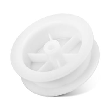 Imagem de WE03X31620 Polia intermediária para secador GE Hotpoint WE12X20395 substitui AP6997706 WE12M32 WE12M0008, substituição de roda de correia de secadora de roupas, 1 pacote