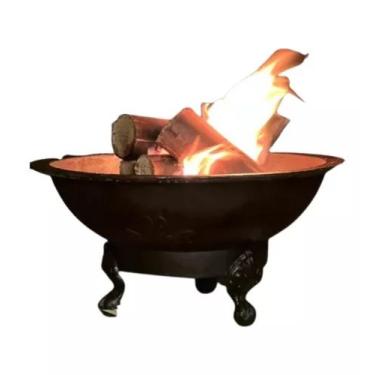 Imagem de Lareira Externa - Fire Pit - Ferro Fundido - 62cm - Flame House