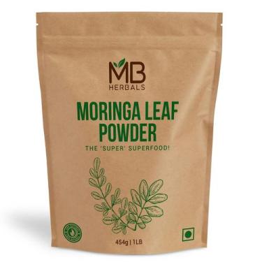 Imagem de Moringa em Pó MB Herbals 454g - 100% Puro