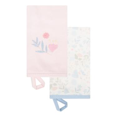 Imagem de Kit 2 Babinhas Paninho de Boca Bebê Florescer Rosa -Hug