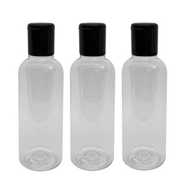 Imagem de 50 Frascos 120ml Flip Top -Frasquinhos Pet Tampa Flip - RCO
