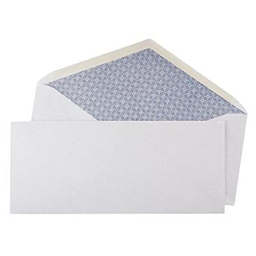Imagem de Envelopes brancos com aba V nº 10 Peel and Seal Security Business Personal Office Envelopes Pacotes com 10