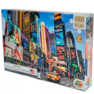 Imagem de Quebra-Cabeça 1000 Pçs Times Square, Nova Iorque EUA - Ref 1036 GGB Br