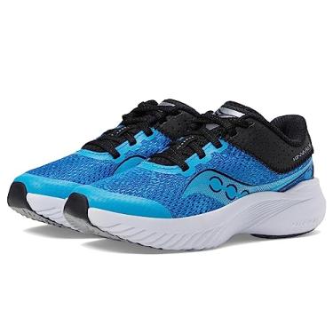 Imagem de Saucony Tênis infantil unissex Kinvara 14 de renda aos dedos, Azul, 5.5 Big Kid