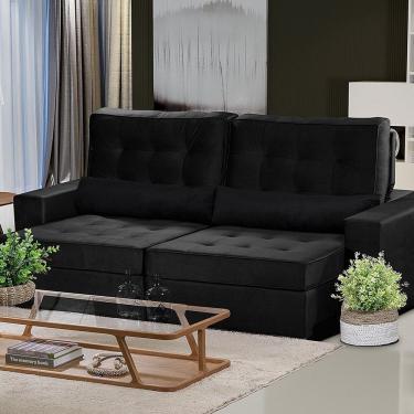 Imagem de Sofá Curitiba Modular 3 Lugares 230cm Retrátil Reclinável