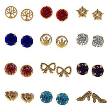 Imagem de Brincos folheados pequenos 