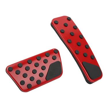 Imagem de Shanrya Pedal de freio acelerador, descanso para o pé do carro antiderrapante confortável substituição para Challenger 2009-2021 para modificação