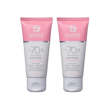 Imagem de Kit C2 Protetor Facial FPS70 Clareador 60g – Anasol