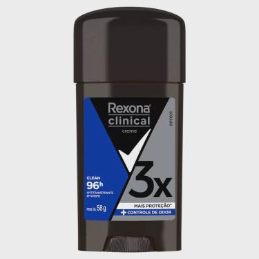 Imagem de Desodorante em creme rexona masculino clinical clean 96H 58G