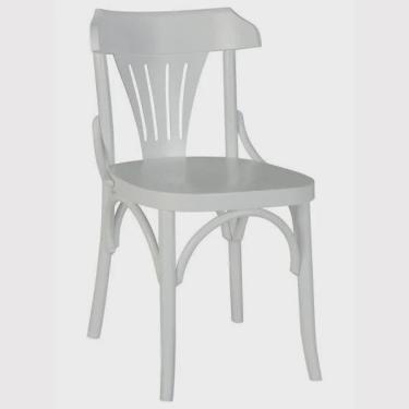Imagem de Cadeira Madeira Maciça Opzione Maxima Branco