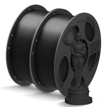 Imagem de ANYCUBIC Pacote de Filamentos de Impressora 3D Pla+, Precisão Dimensional Pla Plus 1,75 Mm +/- 0,02 Mm, Adequado para A Maioria Das Impressoras 3D Fdm, Carretel de 1 Kg, 2 Kg Preto + Preto