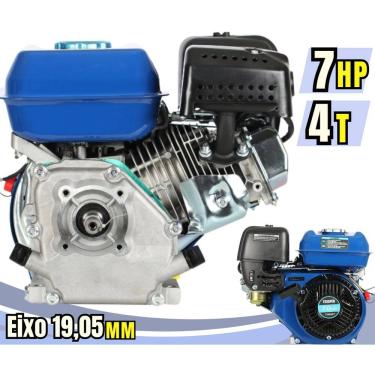 Imagem de Motor Estacionário 4T a Gasolina 7HP T Saper TSMGE7 Ideal para Uso Agricola, Rabeta Barco, Moinhos, Trituradores, Bombas
