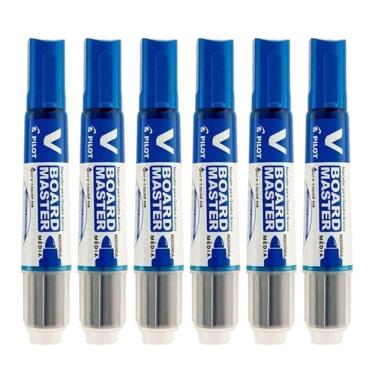 Imagem de Pincel para Quadro Branco Recarregável Board Master Azul 6 Unidades - Pilot