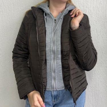 Imagem de Jaqueta Feminina Peluciada com Moletom Removível - QUEIMA DE ESTOQUE! 